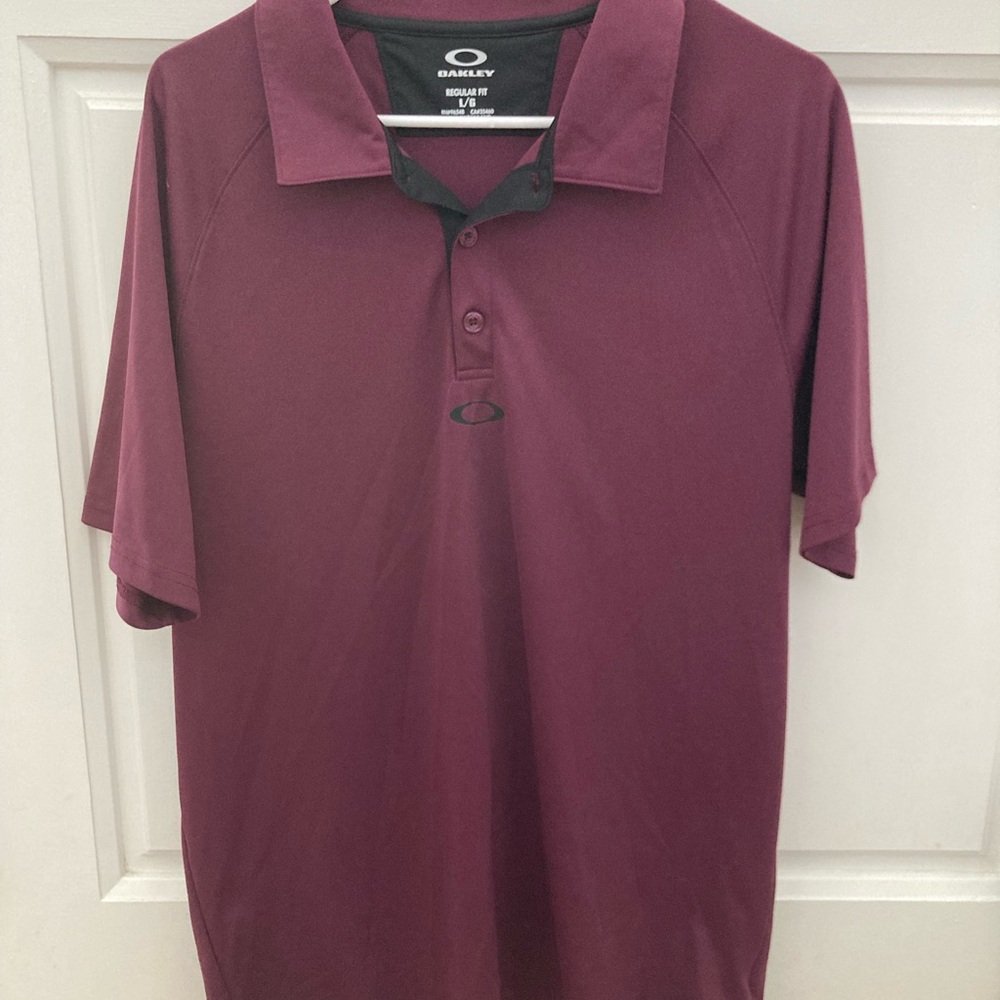 Oakley Men's Maroon Polo Shirt